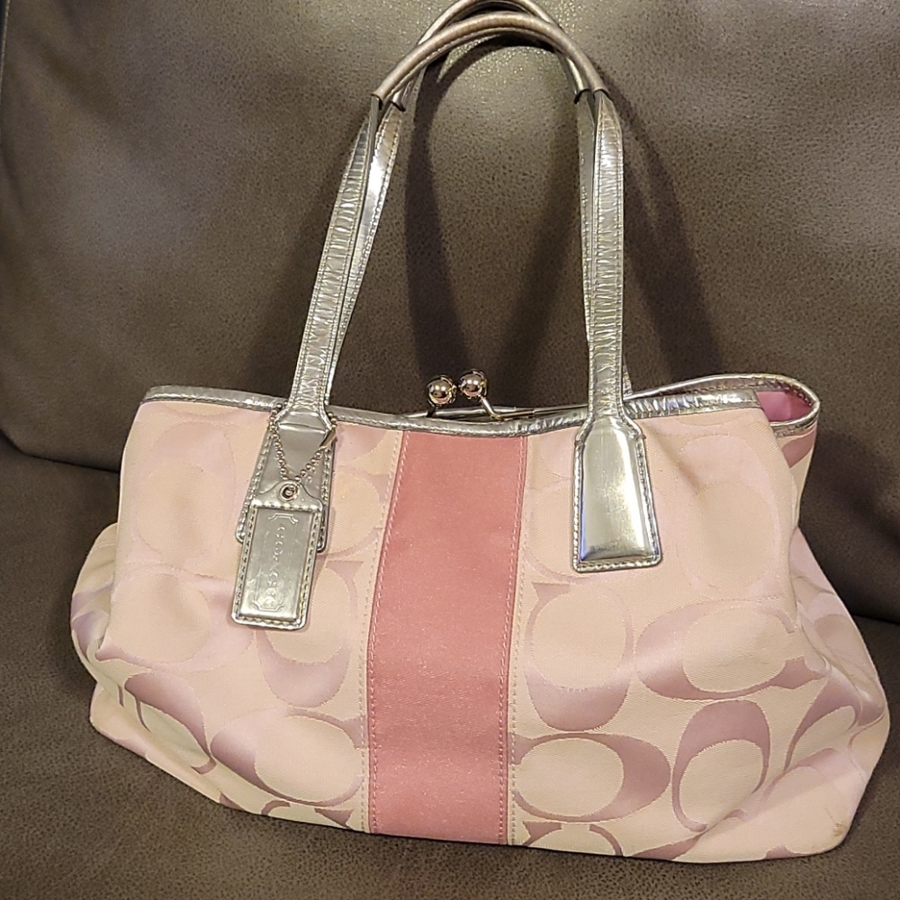 Coach pink purse